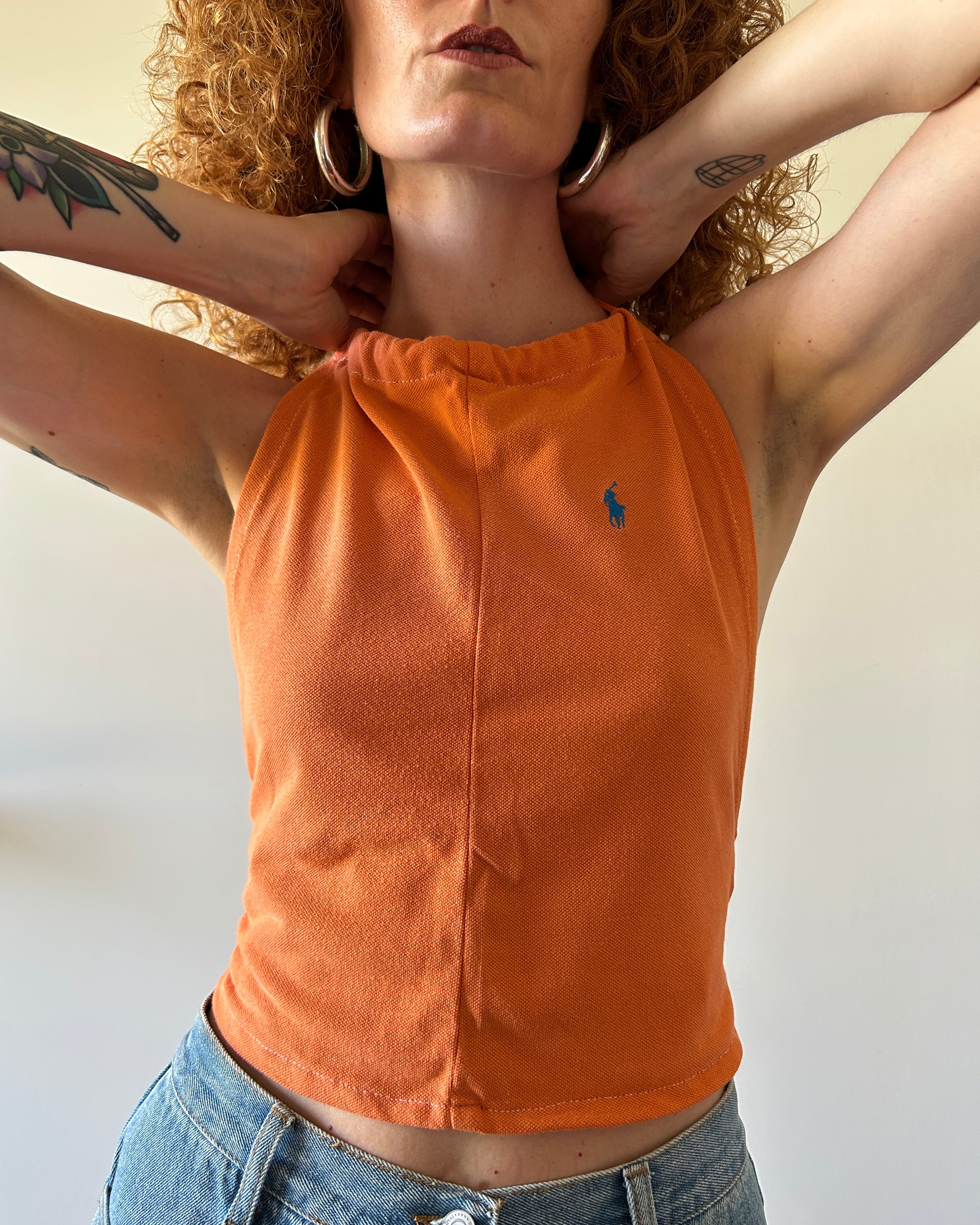 Top Ralph Lauren arancio